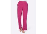 Dehnbund-Hose FEEL GOOD, Damen, Gr. 24/25, Kurzgrößen, pink (fuchsia), 95% Baumwolle, 5% Elasthan, unifarben, Hosen