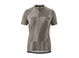 Gonso Radtrikot "Adventure Jersey Halfzip W", Damen Fahrradtrikot kurzarm, Rückentasche mit RV, Quick-Dry, Slim Fit