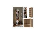 Vicco Bücherregal Bob Eiche 40 x 132 cm mit 5 Fächern