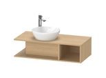 Duravit D-Neo Waschtisch-Unterschrank DE491903030 100 x 48 cm, Eiche Natur, wandhängend, 1 Fach, 1 Konsolenplatte