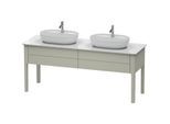 Duravit Luv Waschtischunterschrank LU9562B6060 178,3x57x74,3cm, Taupe Seidenmatt, 2 Auszüge, stehend