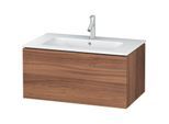 Duravit L-Cube Waschtischunterbau LC614107979 Nussbaum Natur, 82x40x48,1cm, 1 Auszug