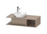 Duravit D-Neo Waschtisch-Unterschrank DE491907575 100 x 48 cm, Leinen, wandhängend, 1 Fach, 1 Konsolenplatte