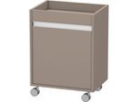 Duravit Ketho Rollcontainer KT2530R4343 50x36x67cm, Tür rechts, basalt matt