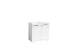 byLIVING Waschbeckenunterschrank NEBRASKA, weiß, B 80, H 59, T 31,5 cm