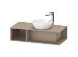 Duravit D-Neo Waschtisch-Unterschrank DE493907575 100 x 48 cm, Leinen, 1 Fach, 1 Konsolenplatte, wandhängend