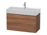 Duravit L-Cube Waschtisch-Unterschrank LC627807979 98,4x 45,9 cm, nussbaum natur, 2 Schubkästen, wandhängend