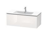 Duravit L-Cube Waschtischunterbau LC614202222 Weiß Hochglanz, 102x40x48,1cm, 1 Auszug