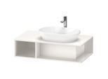 Duravit D-Neo Waschtisch-Unterschrank DE495902222 100 x 55 cm, Weiß Hochglanz, 1 Fach, 1 Konsolenplatte, wandhängend