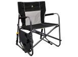 GCI - Freestyle Rocker XL With Side Table - Campingstuhl Gr 65 x 67 x 88,5 cm schwarz/grau