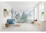 Fototapete KOMAR "Digitaldruck Vlies - Fairyland - Größe 350 x 250 cm", bunt, Rollen: 1, Vlies, Tapeten, Wohnzimmer, Schlafzimmer