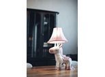 LED Tischleuchte "Elsa das Einhorn", rosa (weiß, rosa und silber), 1, H: 51cm, 1 Stk., HAPPY LAMPS FOR SMILING EYES, Leuchten, Hochwertig, Einzigartig, Tiermotiv, LED Tischleuchte