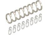 Gardinenring LIEDECO, silber (silberfarben), Ø:1,6cm, Materialmix, Gardinenbefestigungen, Gardinenring, für Gardinenstangen Ø 16 mm