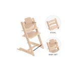 Stokke Hochstuhl-Set , Naturfarben , Holz , Buche , 83x57x46 cm , Fußstütze verstellbar, Sitzfläche verstellbar, höhenverstellbar , Babymöbel & Kindermöbel, Babyzimmer, Hochstühle