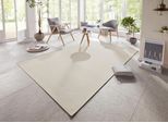 Teppich ELLE DECORATION "Millau" Gr. 2, beige (creme), B:80cm H:4mm L:150cm, Kunstfaser, Teppiche, Teppich, Flachgewebe, In-& Outdoor, Modern, Terrasse, Balkon, Wohnzimmer