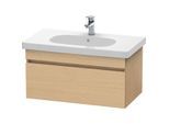 Duravit DuraStyle Waschtisch-Unterschrank DS638403030 80 x 45,3 cm, Eiche natur, 1 Auszug, wandhängend