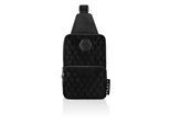 Umhängetasche PHILIPP PLEIN "Monogram Mit Schmucksteinen", Damen, 0202, schwarz, schwarz, Taschen Umhängetasche