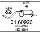 MTS Endschalldämpfer 0160926 für RENAULT