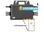 TSUN Mikro-Wechselrichter 2000W TSOL-MS2000 für Balkonkraftwerk, IP67 wetterfest, 4 MPPT, Bluetooth & WIFI, Micro Inverter