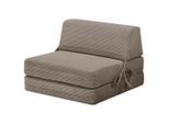 Livetastic Schlafsessel , Braun , Metall, Textil , 75x58x80 cm , Bsci , Wohnzimmer, Sofas & Couches, Schlafsofas, Schlafsessel