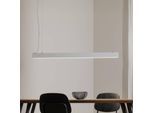 LED-Hängeleuchte Luxe, weiß, Länge 112,5 cm, Metall, 4.000 K