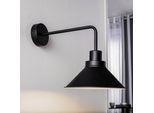 Wandleuchte Craft I aus Metall in Schwarz