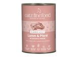 Catz finefood Nassfutter Katze Classic Adult Lamm und Pferd 12x400 g