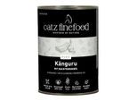 Catz finefood Nassfutter Katze Pure Adult Känguru 12x400 g