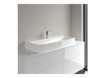 Villeroy & Boch Finion Waschtisch 41681BR1 1000 x 470 x 165 mm, mit verdecktem Überlauf, Unterseite geschliffen, Weiß Alpin CeramicPlus