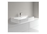 Villeroy & Boch Finion Waschtisch 41688LR1 800 x 470 x 165 mm, ohne Überlauf, Unterseite geschliffen, Weiß Alpin CeramicPlus