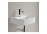 Villeroy und Boch Finion Handwaschbecken 436443RW 430 x 390 x 140 mm, ohne Überlauf, Stone White CeramicPlus