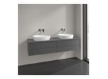 Villeroy und Boch Antao Waschtisch-Unterschrank L28150GK 4 Auszüge, 1600 x 360 x 500 mm, Front ohne Struktur, Anthracite Matt Lacquer / Anthracite Matt Lacquer
