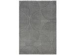Outdoorteppich , Grau , Textil , Boho , rechteckig , 60x110 cm , für Fußbodenheizung geeignet, schmutzabweisend, für Hausstauballergiker geeignet, pflegeleicht , Teppiche und Böden, Teppiche, Outdoorteppiche