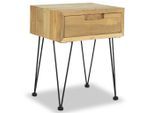 vidaXL Nachttisch 40x30x50 cm Massivholz Teak