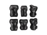 Protektoren-Set ROLLERBLADE "Skate", schwarz, Protektoren, Kunststoff, Polyester, Protektoren-Set