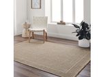 Teppich LIVABLISS "BENTON", beige, B:120cm H:8mm L:170cm, Kunstfaser, Teppiche, Teppich