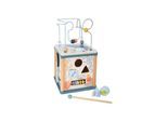 Small Foot - Wooden Activity Cube and Motor Spiral