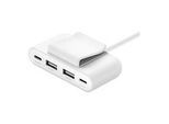 Belkin BoostCharge - Ladesteifen - 4 Ausgabeanschlussstellen (2 x USB-C, 2 x USB)