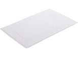 Badematte ESPRIT "Solid" Gr. 2, weiß, H:1mm, Baumwolle, Badematten, Badematte, Badteppich, Uni Farben, mit Esprit Logo Stickerei Hotelmatte