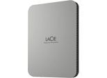 LACIE externe HDD-Festplatte "Mobile Drive 1TB", silber (silberfarben), 1 TB, Festplatten