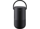 BOSE Bluetooth-Lautsprecher "Portable Home Speaker", schwarz, B:11,9cm H:19,15cm T:10,4cm, Lautsprecher, AirPlay 2, wasserabweisend, kraftvoller 360-Klang, Multiroom