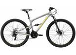 Mountainbike BIKESTAR Gr. 45, grau, Fahrräder, 45cm, 29 Zoll (73,66cm), für Damen und Herren, Kettenschaltung