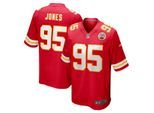 Footballtrikot NIKE "Nike Trikot Kansas City Chiefs NFL Home Game Jersey Jones 95", Herren, Gr. L, rot (mehrfarbig), 100% Polyester, Trikots