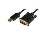 StarTech.com 91 cm DisplayPort auf DVI Kabel - Stecker/Stecker - DP zu DVI Adapter/ Koverter - 1920x1200 / 1080p - Schwarz - Videokabel - DisplayPort (M)