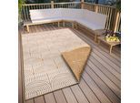 Outdoorteppich HANSE HOME "Pangli, Wendeteppich", gelb (ocker), B:120cm H:5mm L:170cm, Polypropylen (PP), Teppiche, Outdoorteppich, In-& Outdoor, Teppich, Wetterfest, Balkon, Garten, Wohnzimmer, Modern