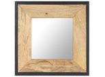 vidaXL Spiegel 50x50 cm Mango Massivholz