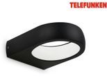 LED Außen-Wandleuchte TELEFUNKEN "LED Außenleuchte, schwarz, 1xLED/6,5W", weiß, neutral, Leuchten, Außenwandleuchte