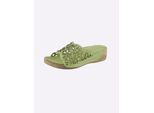 Pantolette ANDREA CONTI, Damen, Gr. 36, apfel, Glattleder, Schuhe Pantolette
