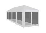 vidaXL Partyzelt mit 10 Mesh-Seitenwänden 12 x 3 m