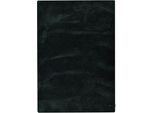 Hochflor-Teppich TOM TAILOR HOME "Shaggy Teppich Cozy", grün (dunkelgrün), B:160cm H:25mm L:230cm, Polyester, Teppiche, Hochflor-Teppich, Uni Farben, auch in Pastell Farben, weich & kuschelig